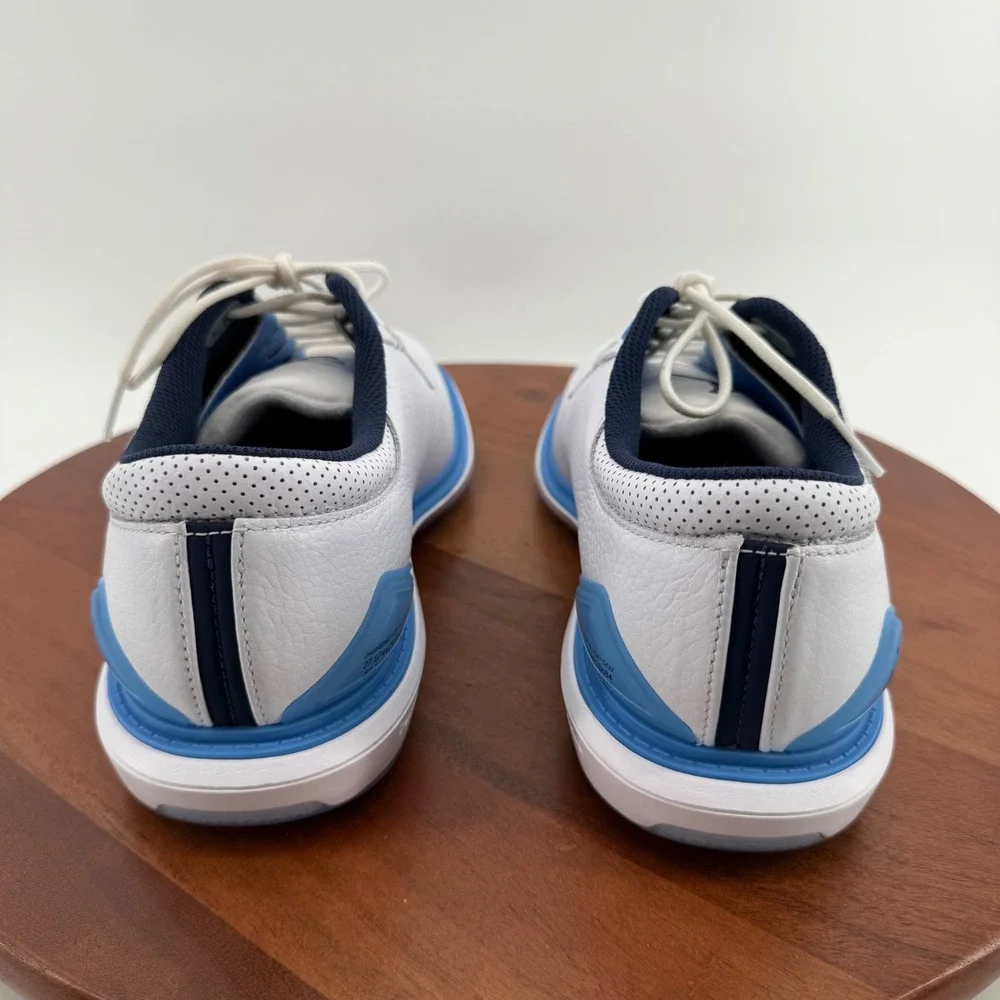 Nike Jordan ADG 5 Leather Golf Shoes Mens White University Blue FQ6642-104 10.5